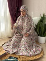 چادرنماز آستین دار طرح گلسا